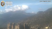 Archived webcam image showing Fenis Castle on 9 Oct 2026 at 12:38
