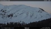 Archived webcam image showing base station Alpe di Lusia Moena on 26 Feb 2026 at 07:36
