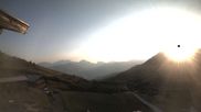 Archived webcam image showing Restaurant Arflina: View towards the valley on 31 Jul 2026 at 07:26