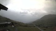 Archived webcam image showing Restaurant Arflina: View towards the valley on 31 Jul 2026 at 16:26
