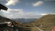 Archived webcam image showing Restaurant Arflina: View towards the valley on 31 Jul 2026 at 18:26