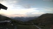 Archived webcam image showing Restaurant Arflina: View towards the valley on 31 Jul 2026 at 20:26