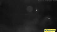 Archived webcam image showing Top station of the Bottero gondola on 21 Mar 2026 at 04:53