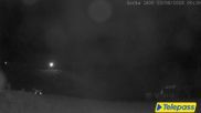 Archived webcam image showing Capanna Niculin mountain hut on 3 Aug 2026 at 00:59