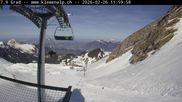 Archived webcam image showing Top station Klewenalp on Feb 26, 2026 at 12:54 PM