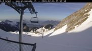 Archived webcam image showing Top station Klewenalp on Feb 26, 2026 at 4:54 PM