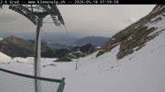 Archived webcam image showing Top station Klewenalp on 18 May 2026 at 08:46