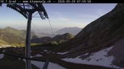 Archiviertes Webcam Bild: Bergstation Klewenalp am 29.05.2026 um 08:55 Uhr