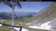 Archiviertes Webcam Bild: Bergstation Klewenalp am 29.05.2026 um 14:55 Uhr