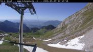 Archiviertes Webcam Bild: Bergstation Klewenalp am 29.05.2026 um 18:55 Uhr
