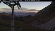 Archiviertes Webcam Bild: Bergstation Klewenalp am 30.08.2026 um 07:38 Uhr