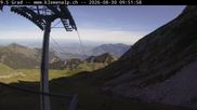 Archiviertes Webcam Bild: Bergstation Klewenalp am 30.08.2026 um 10:38 Uhr