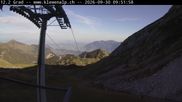 Archived webcam image showing Top station Klewenalp on 30 Sep 2026 at 10:41