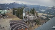 Archived webcam image showing Mountain restaurant Bürgeralpe on 23 Mar 2026 at 12:09