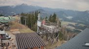 Archived webcam image showing Mountain restaurant Bürgeralpe on 13 Apr 2026 at 10:34