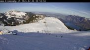 Archived webcam image showing Klewenalp - Lake view on Feb 26, 2026 at 10:53 AM