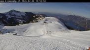 Archived webcam image showing Klewenalp - Lake view on Feb 26, 2026 at 4:53 PM