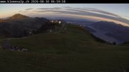 Archived webcam image showing Klewenalp - Lake view on 30 Aug 2026 at 07:47