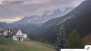Archived webcam image showing Hotel Post in Welschnofen on 5 May 2026 at 07:02