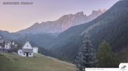 Archived webcam image showing Hotel Post in Welschnofen on 3 Aug 2026 at 07:01