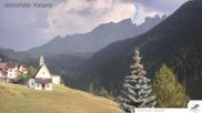 Archived webcam image showing Hotel Post in Welschnofen on 3 Aug 2026 at 18:01