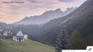 Archived webcam image showing Hotel Post in Welschnofen on 18 Sep 2026 at 08:34