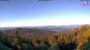 Archived webcam image showing Großer Arber mountain (south) on 28 May 2026 at 07:38