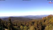 Archived webcam image showing Großer Arber mountain (south) on 28 May 2026 at 08:07