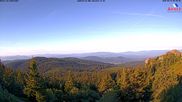 Archived webcam image showing Großer Arber mountain (south) on 18 Jun 2026 at 07:51