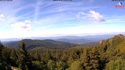 Archived webcam image showing Großer Arber mountain (south) on 18 Jun 2026 at 08:51