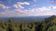 Archived webcam image showing Großer Arber mountain (south) on 11 Jul 2026 at 16:40