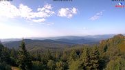 Archived webcam image showing Großer Arber mountain (south) on 3 Aug 2026 at 08:45