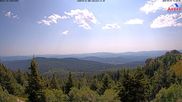 Archived webcam image showing Großer Arber mountain (south) on 3 Aug 2026 at 14:45