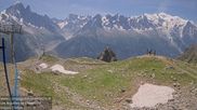 Archived webcam image showing La Flégère: Index chair lift on 12 Jul 2026 at 12:05