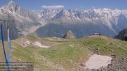 Archived webcam image showing La Flégère: Index chair lift on 12 Jul 2026 at 16:05