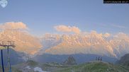 Archived webcam image showing La Flégère: Index chair lift on 12 Jul 2026 at 20:05