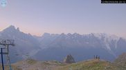 Archived webcam image showing La Flégère: Index chair lift on 12 Aug 2026 at 06:00