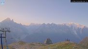 Archived webcam image showing La Flégère: Index chair lift on 12 Aug 2026 at 07:00