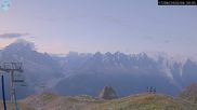 Archived webcam image showing La Flégère: Index chair lift on 17 Aug 2026 at 06:48