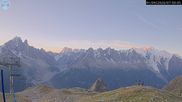 Archived webcam image showing La Flégère: Index chair lift on 1 Sep 2026 at 07:57