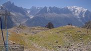 Archived webcam image showing La Flégère: Index chair lift on 1 Sep 2026 at 12:57