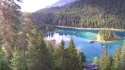 Archiviertes Webcam Bild: Flims-Laax: Caumasee am 17.06.2026 um 08:56 Uhr
