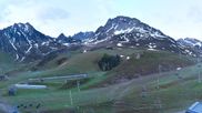 Archived webcam image showing Grand Tourmalet: Bearnais Chair Lift on 20 May 2026 at 07:33