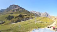 Archived webcam image showing Grand Tourmalet: Bearnais Chair Lift on 19 Aug 2026 at 10:05