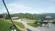 Archived webcam image showing Shaper Snowpark of La Clusaz on 8 Jun 2026 at 08:33