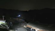 Archived webcam image showing Upper station of the Beauregard mountain railway on 13 Aug 2026 at 00:07