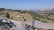 Archived webcam image showing Upper station of the Beauregard mountain railway on 13 Aug 2026 at 10:07