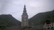 Archived webcam image showing View of Clusaz village on 4 May 2026 at 07:09