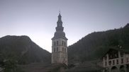 Archived webcam image showing View of Clusaz village on 26 Sep 2026 at 08:12