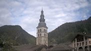 Archived webcam image showing View of Clusaz village on 3 Oct 2026 at 10:07